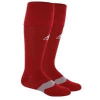 adidas Metro IV Soccer Socks - Men's - Red / Grey