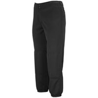 Mizuno Select Non-Belted Fastpitch Pants - Women's - All Black / Black