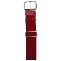 All Star 1 1/2" Elastic Uniform Belt - Maroon / Maroon