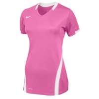 Nike Team Ace S/S Game Jersey - Women's - Pink / White