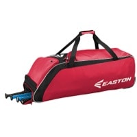 Easton E510W Wheeled Bat Bag - Red / Black