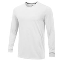 Nike Team Core L/S T-Shirt - Men's - All White / White