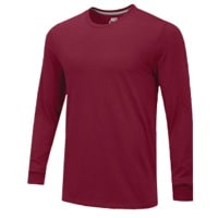 Nike Team Core L/S T-Shirt - Men's - Maroon / Maroon