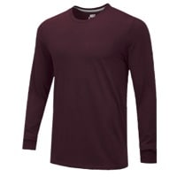 Nike Team Core L/S T-Shirt - Men's - Maroon / Maroon