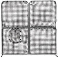 Easton Collapsible 4 Panel Screen - Silver / Black