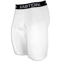 Easton Extra Protective Sliding Shorts - Boys' Grade School - All White / White