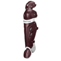 Easton Mako Fastpitch Leg Guards - Women's - Maroon / White