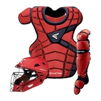 Easton M10 Catcher's Set - Men's - Red / Navy