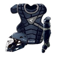 Easton M10 Catcher's Set - Men's - Navy / Silver