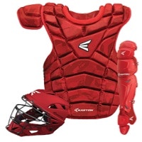 Easton M10 Catcher's Set - Men's - Red / Red