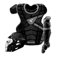 Easton M10 Intermediate Catcher's Set - Youth - Black / Silver