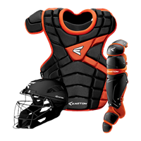 Easton M10 Intermediate Catcher's Set - Youth - Black / Orange