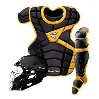 Easton M10 Intermediate Catcher's Set - Youth - Black / Gold