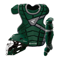 Easton M10 Intermediate Catcher's Set - Youth - Black / Dark Green