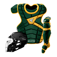 Easton M10 Intermediate Catcher's Set - Youth - Dark Green / Gold