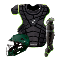 Easton M10 Intermediate Catcher's Set - Youth - Black / Light Green