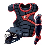 Easton M10 Intermediate Catcher's Set - Youth - Navy / Red