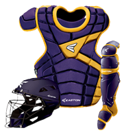 Easton M10 Intermediate Catcher's Set - Youth - Purple / Gold