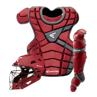 Easton M10 Catcher's Set - Youth - Red / Silver