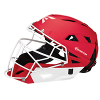 Easton Fastpitch Grip Catcher's Helmet - Women's - Red / White