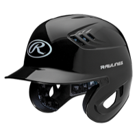 Rawlings Coolflo R16 Batting Helmet - Men's - Black / White