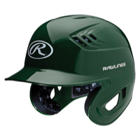 Rawlings Coolflo R16 Batting Helmet - Men's - Dark Green / White