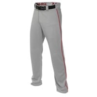 Easton Mako 2 Piped Baseball Pants - Men's - Grey / Red