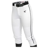 Easton Mako Piped Softball Pants - Women's - White / Black