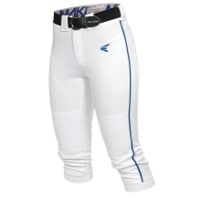 Easton Mako Piped Softball Pants - Women's - White / Blue