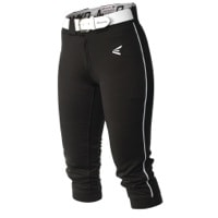 Easton Mako Piped Softball Pants - Women's - Black / White