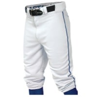 Easton Pro + Knicker Piped Baseball Pants - Men's - White / Blue