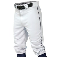 Easton Pro + Knicker Piped Baseball Pants - Men's - White / Navy