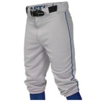 Easton Pro + Knicker Piped Baseball Pants - Men's - Grey / Blue