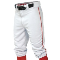 Easton Pro + Knicker Piped Baseball Pants - Boys' Grade School - White / Red