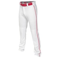 Easton Mako 2 Piped Baseball Pants - Boys' Grade School - White / Red