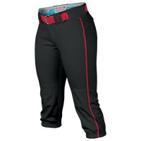 Easton Prowess Piped Softball Pants - Women's - Black / Red