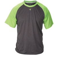 Easton S/S Raglan Performace T-Shirt - Men's - Grey / Light Green