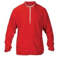 Easton M5 Long Sleeve Cage Jacket - Men's - Red / Silver