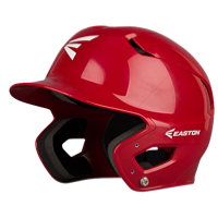 Easton Z5 Solid Senior Batting Helmet - Red / Red