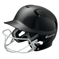 Easton Z5 Solid Junior Batting Helmet - Youth - All Black / Black