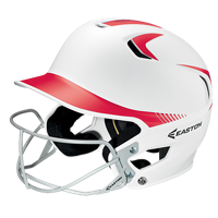 Easton Z5 Two Tone Senior Batting Helmet - Women's - White / Red