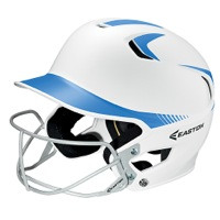 Easton Z5 Two Tone Junior Batting Helmet - Women's - White / Light Blue