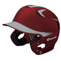 Easton Z5 Two Tone Senior Batting Helmet - Men's - Maroon / Silver