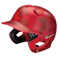 Easton Z5 Grip Basecamo Senior Batting Helmet - Red / Red