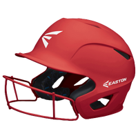 Easton Prowess Grip FP Batting Helmet with Mask - Women's - Red / Red