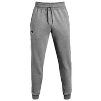 Under Armour Team Hustle Fleece Jogger Pants - Men's - Grey / Black