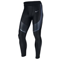 Nike Dri-FIT Run Speed Tights - Men's - Black / Light Blue