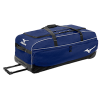 Mizuno Team MX Large Wheeled Equipment Bag - Navy / Black