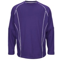 Majestic Practice Pullover - Men's - Purple / White