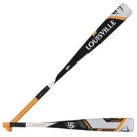 Louisville Slugger Vapor Senior League Bat -9 - Youth - White / Orange